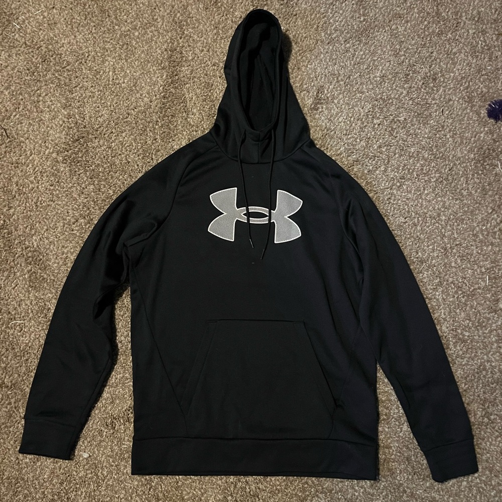 Under Armour Black Sweatshirt with White Logo